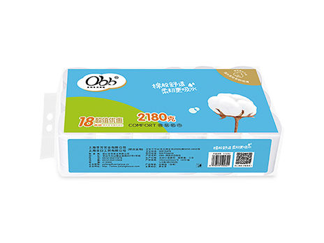 OBB-綿膚實芯卷紙 18卷