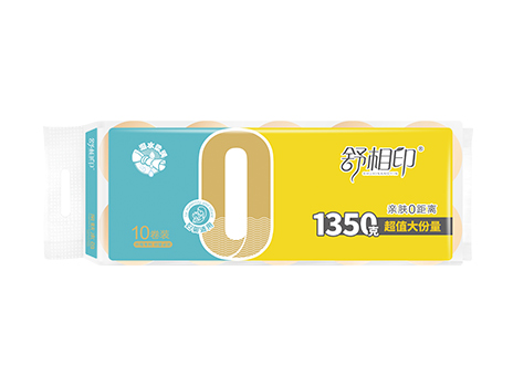 舒相印親膚本色實(shí)芯本色卷紙10卷