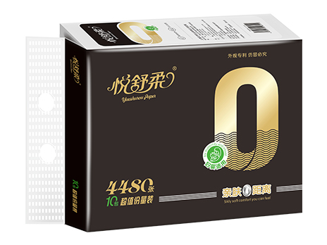 悅舒柔-親膚0距離抽紙式紙巾 10包