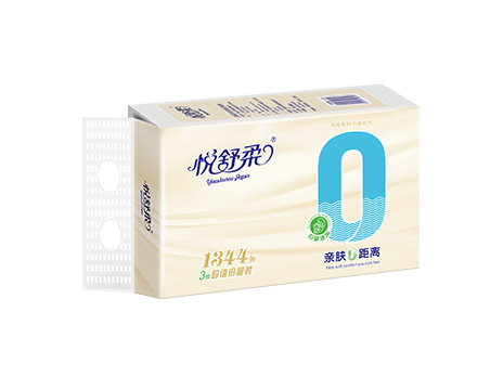 悅舒柔-親膚0距離抽取式紙巾3包