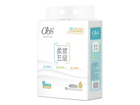 OBB抽紙（柔漿五層系列）10包