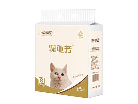 亞芳抽紙(富貴貓系列)8包