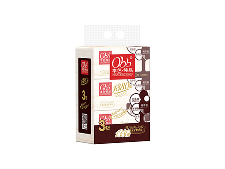 OBB抽紙（本色純品系列）3包