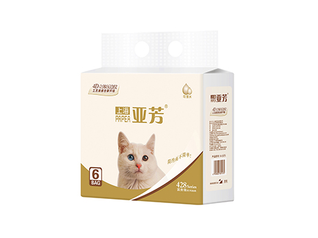 亞芳抽紙(富貴貓系列)6包