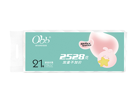 OBB-綿膚實芯卷紙21卷
